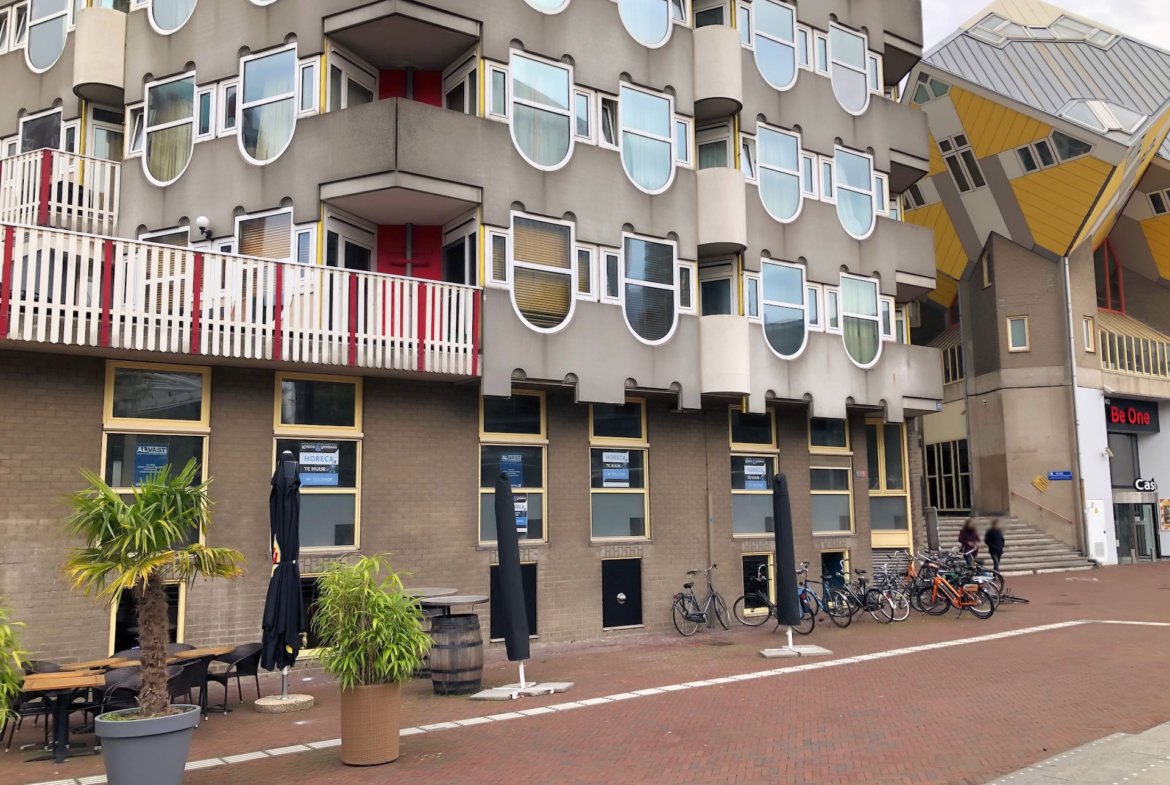 TER OVERNAME AANGEBODEN:  Grote Casco plus hotel locatie van ca. 574 m² met 40 kamers – Rijstuin 176 in hartje Rotterdam