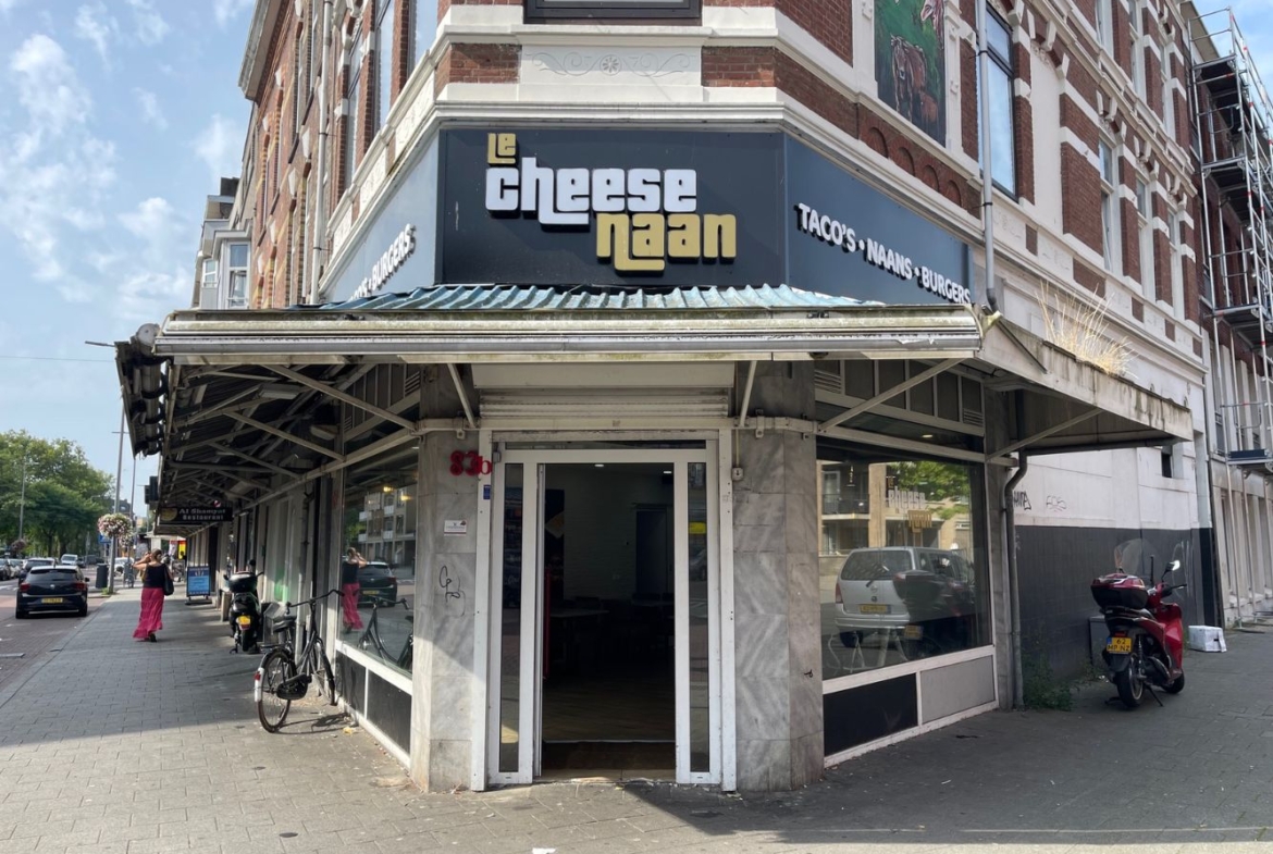 TER OVERAME AANGEBODEN: Horeca exploitatie – Le Cheese Naan – Crooswijkseweg 83a te Rotterdam