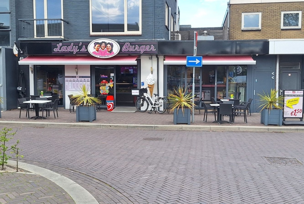 Ter overname aangeboden: eetcafé Lady’s Burger – Minister Kanstraat 5 te Emmen
