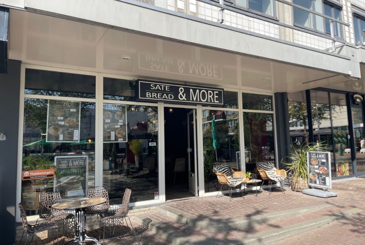Ter overname aangeboden: Horecaexploitatie Saté, Bread & More – Poolsterplein 167 te Rotterdam