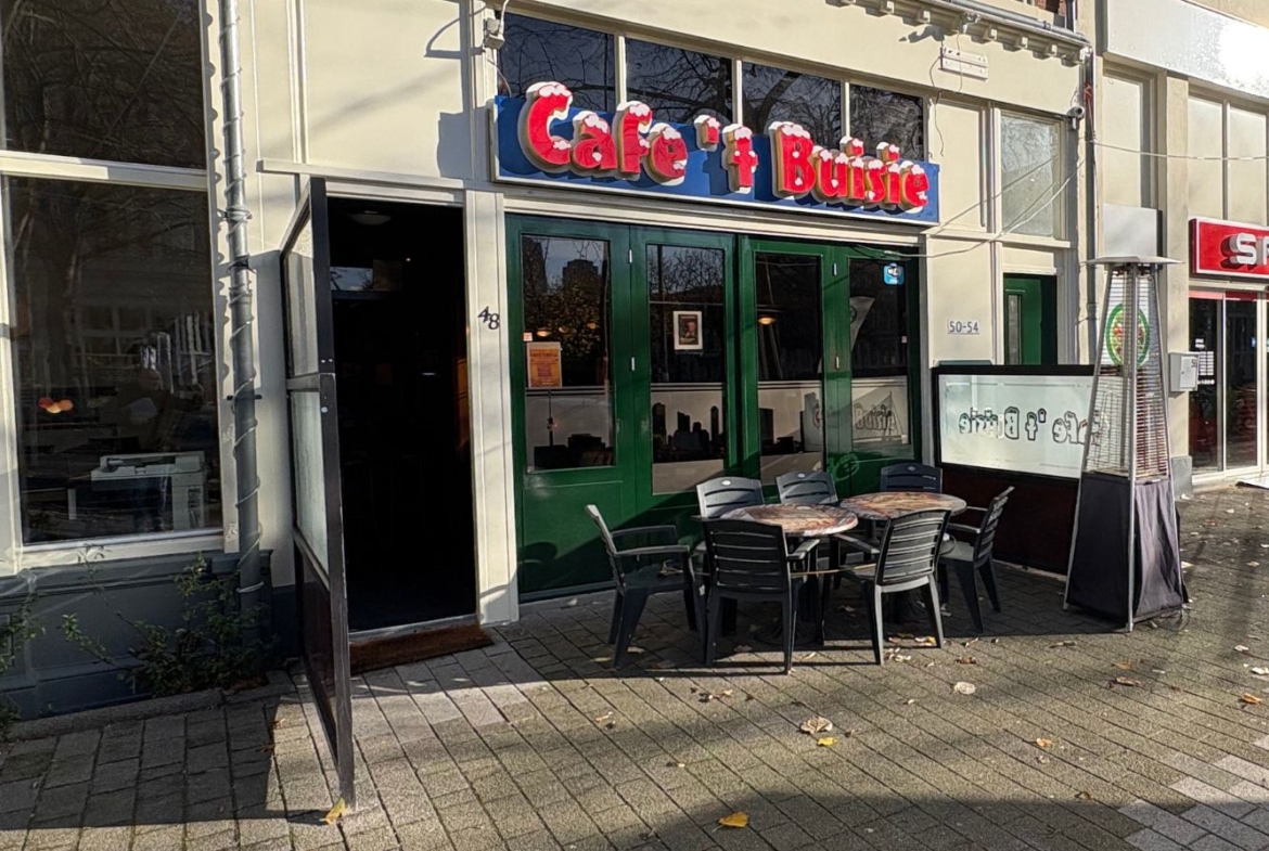 Café ’t Buisie – Van der Takstraat 48 te Rotterdam-Noordereiland, ouderwets gezellig en nu ter overname of te pacht