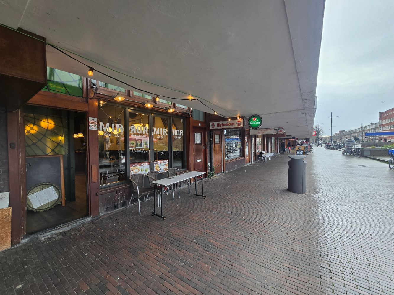 Café Restaurant Mirror - Mercatorplein 22h - Amsterdam - Horecamakelaardij Knook & Verbaas