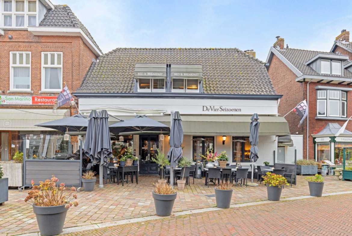 Nieuw ter overname Restaurant & B&B “de Vier Seizoenen” in Lisse