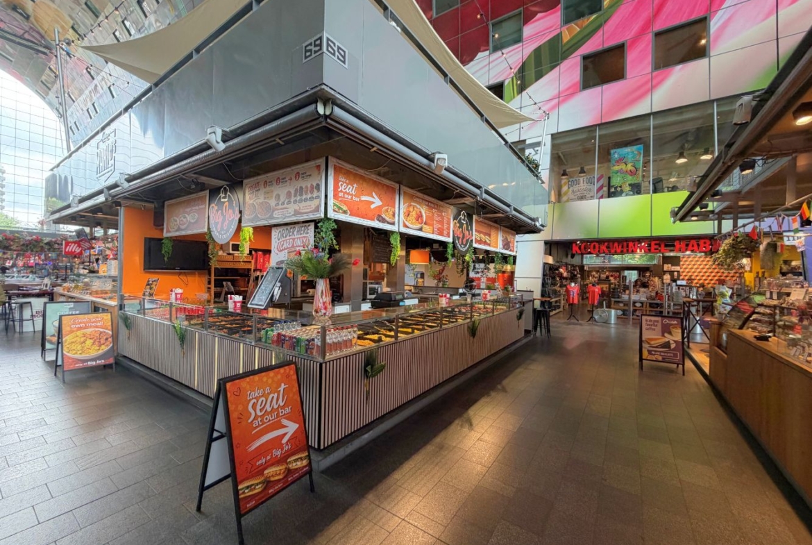 Big Jo’s in de wereldberoemde Markthal te Rotterdam nu ter overname