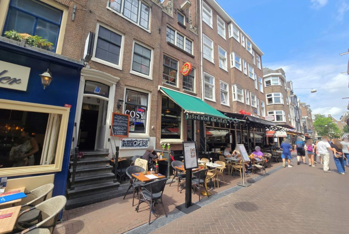 Ter overname aangeboden: Sfeervol restaurant met mooie bovenwoning op toplocatie in het hart van Amsterdam