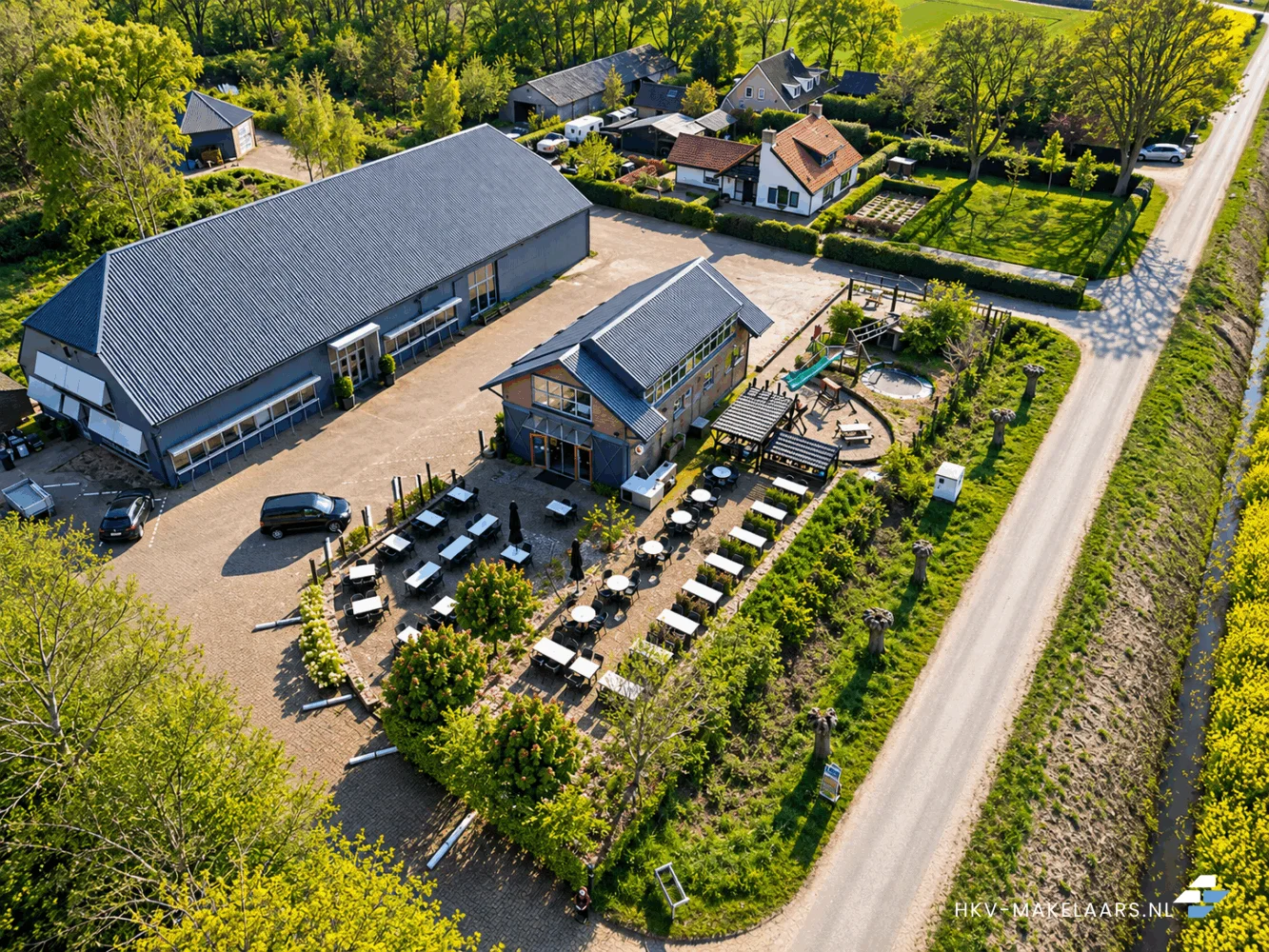 Rijk der Vitaminen - Een veelzijdige horeca-, recreatie- en vastgoedlocatie in natuurreservaat de Hollaerepolder - Hollaereweg 9 in Oud-Vossemeer - HKV Makelaars - 01